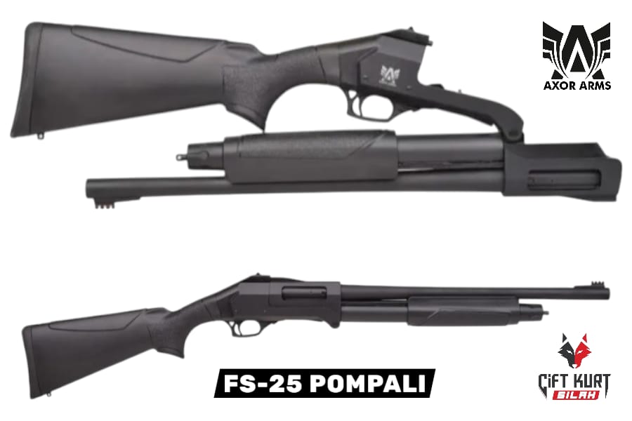 AXOR ARMS FS-25 KATLANABİLİR POMPALI AV TÜFEĞİ